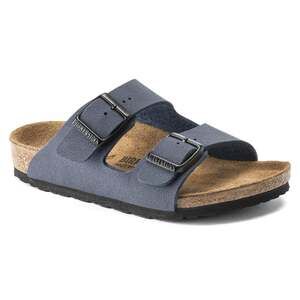 Birkenstock Arizona Kids Birko-Flor Nubuck Blue Sandals Size 34
